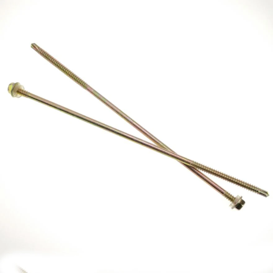 150 mm Sandwich Panel Screws Self Tapping Drilling Screws with Plastic Washer