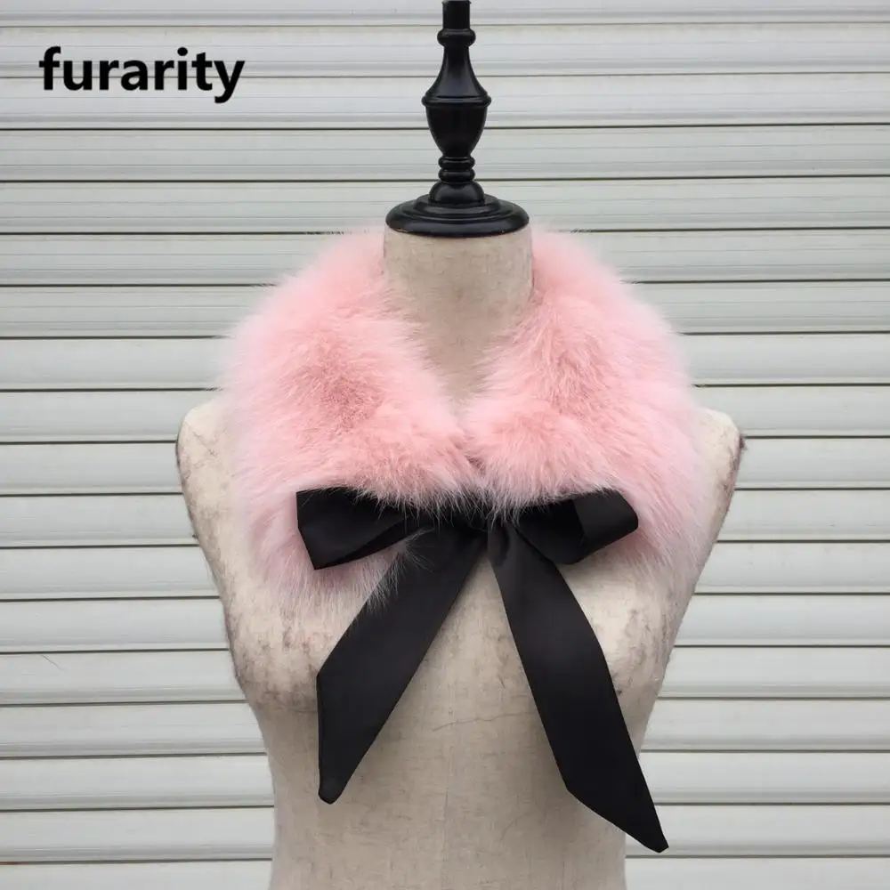 Fashion Custom Detachable Big Real Fox Fur Collar /scarf