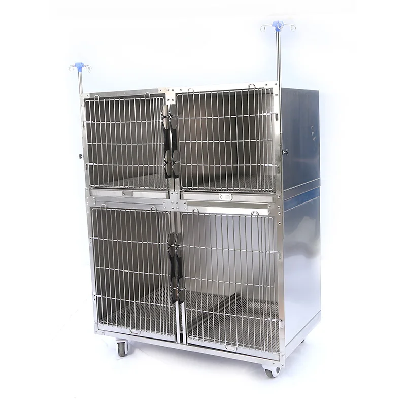 Wholesaler Pet Products Carriers Veterinary Equipment Stainless Steel pet cat cage
