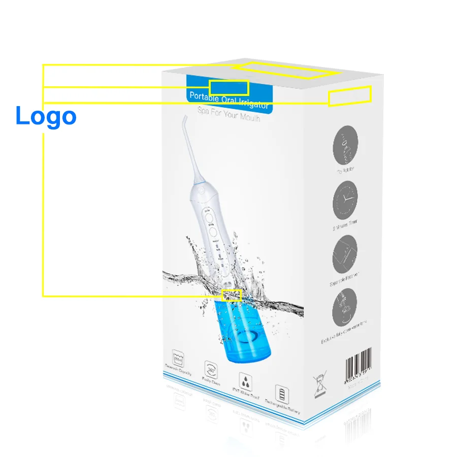 Ирригатор полости рта водонепроницаемый для ухода за полостью рта