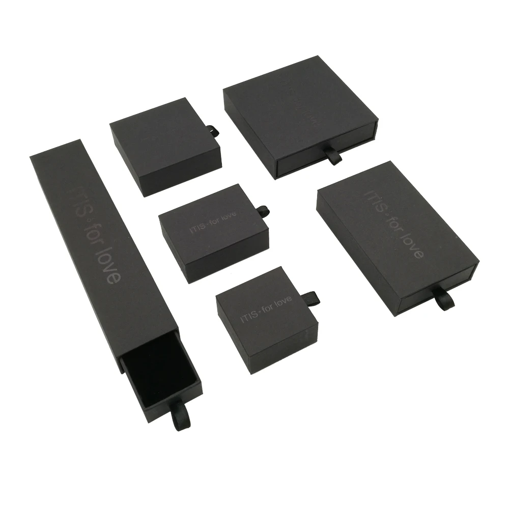 Custom logo wholesale packaging paper jewelry boxes