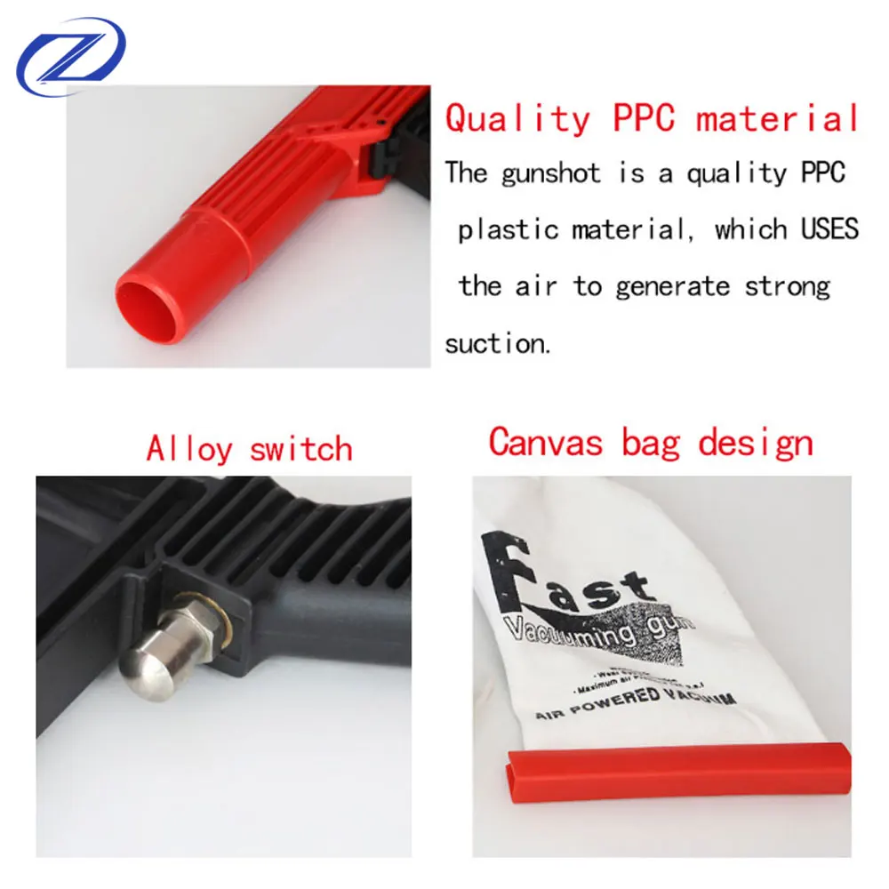 High Quality Pneumatic Tool Air Wonder Gun Le Quick Change Air Blow And Vacuum Cleaner Gun