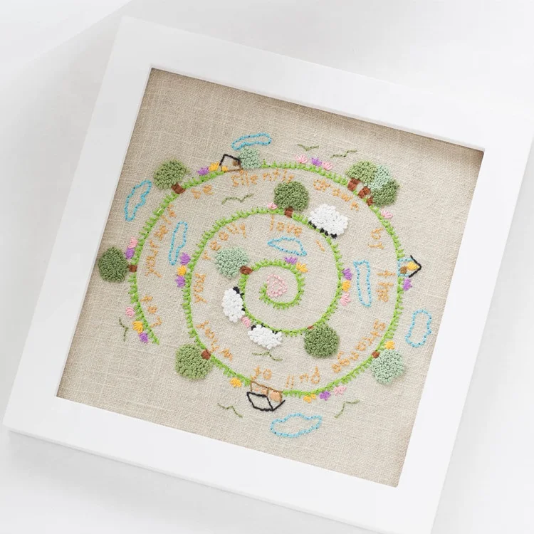 
Europe Home Decoration Handmade embroidery DIY kit 