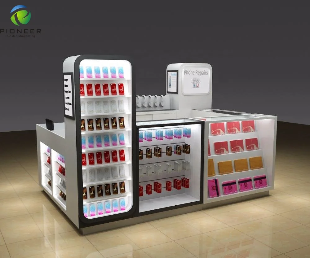 Burst Sells Phone Showroom Display Design Showroom Design for Electronics Professional Cell Phone Shop Interior Design