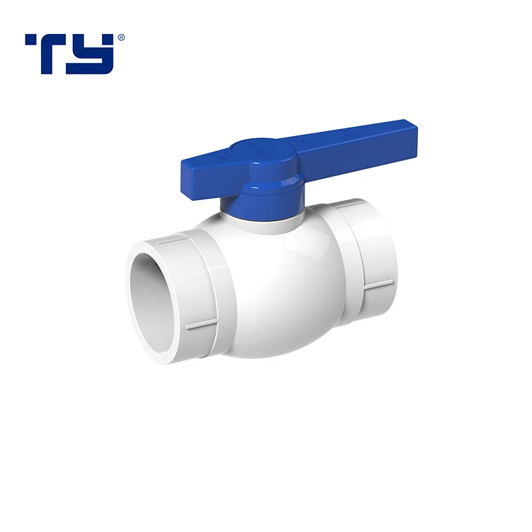 Good Quality PVC UPVC Rubber Joint Plastic Fitting Water Supply TIS Standard Valve (Socket)
