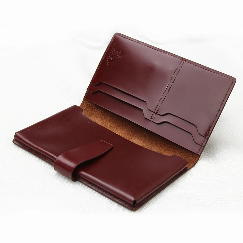 Factory Wholesale Black Vintage Leather Cell Phone High Quality Holder Case Wallet