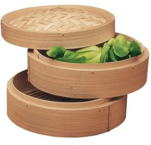 Healthy and environmental protection wood Bamboo Rice Cooker And Steamer