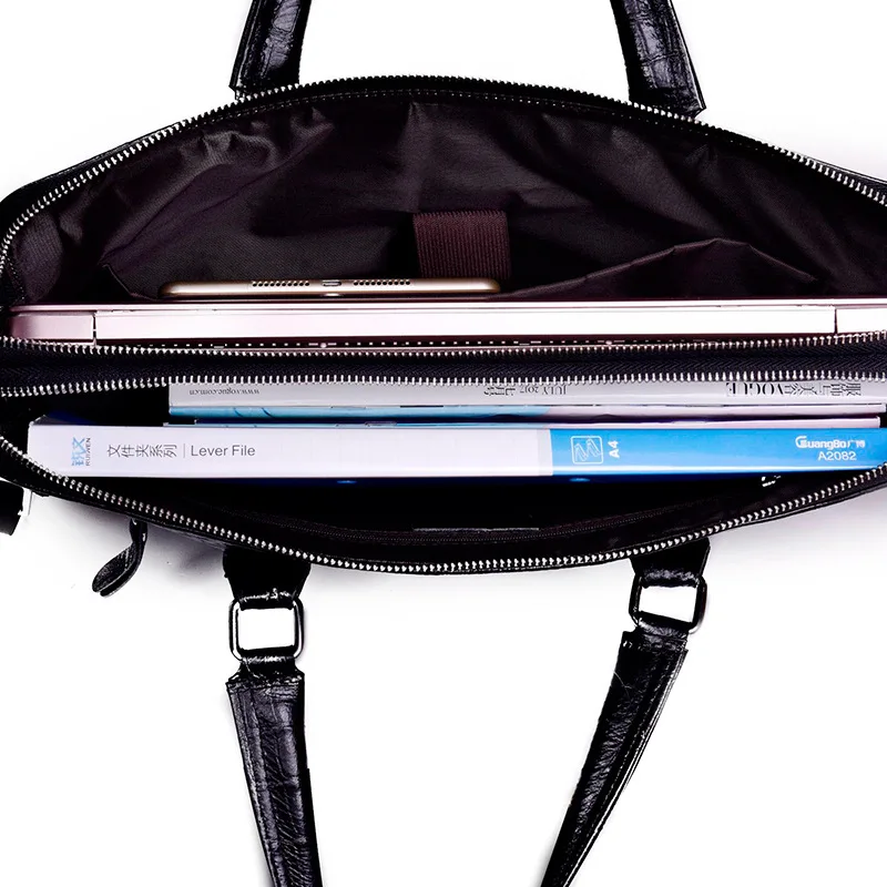 New arrival fashion wholesale crocodile texture leather handbag  best price genuine leather bag men  cross bag for men leather