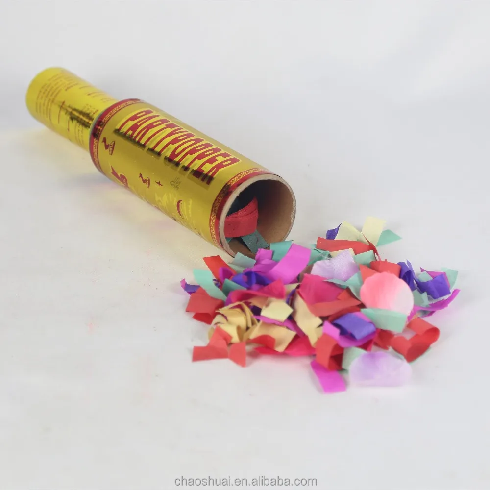 Gold party popper