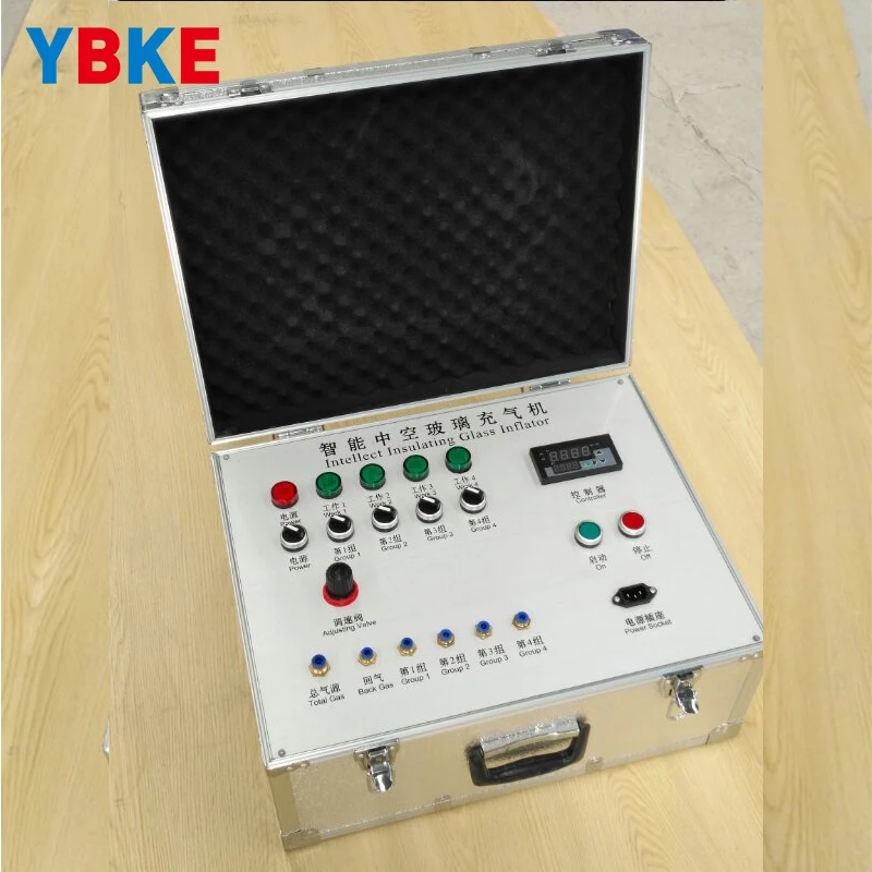 Double glazing glass portable argon gas filling machine for insulating