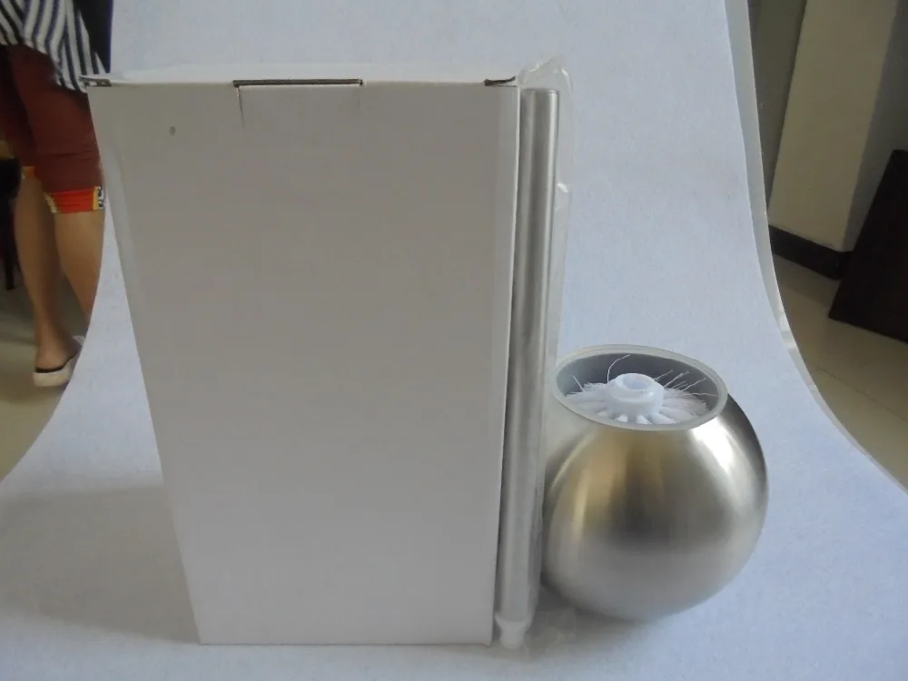 Premium Spherical Hotel Cleaning Supplies Stainless Toilet Wash Brush