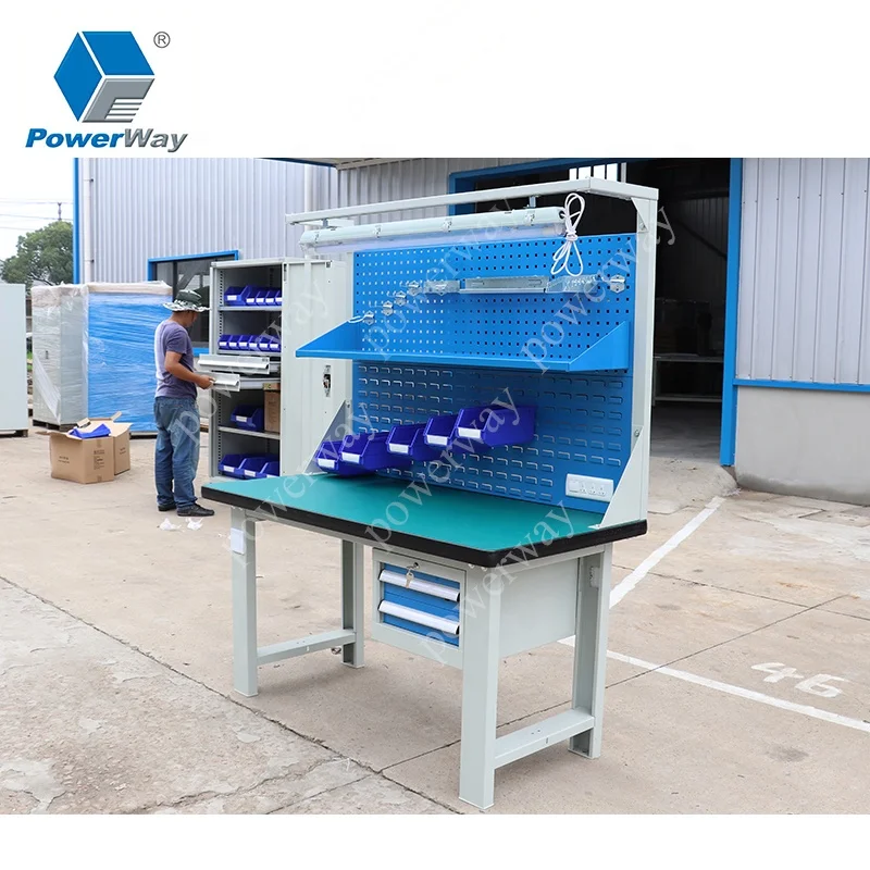 Электронный Рабочий стол в сборе, регулируемый верстак с подвесной пластиной