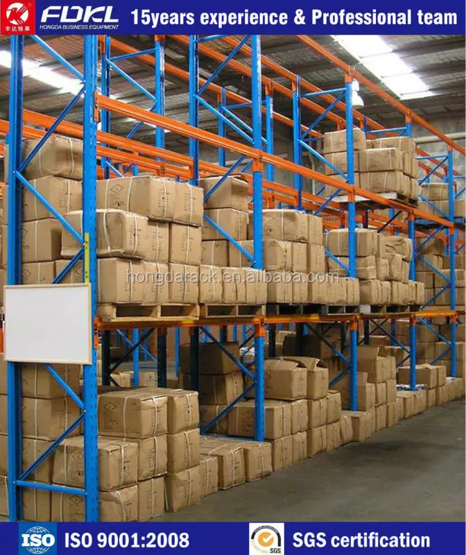 Горячие продажи Склад паллетные стеллажи Легко адаптирована