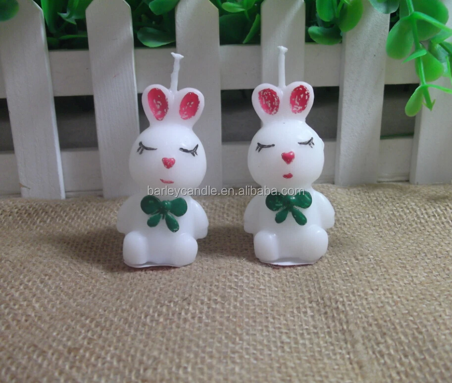 Rabbit Shaped Candle/Lovely Cute Rabbit Candles For Easter Decoration