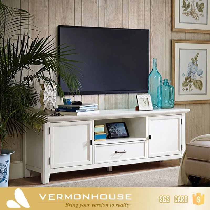 2018 Hangzhou Vermont White Gloss Lacquer TV Cabinet For Living Room Furniture