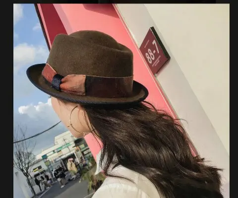 Wholesale Fashion  Design 100 Wool Felt Pork Pie Hats for men  women