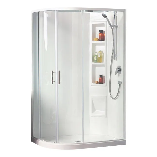 Europe Hot Sale Elegant Design Shower Enclosure Glass With Flat Edge Safety Corner