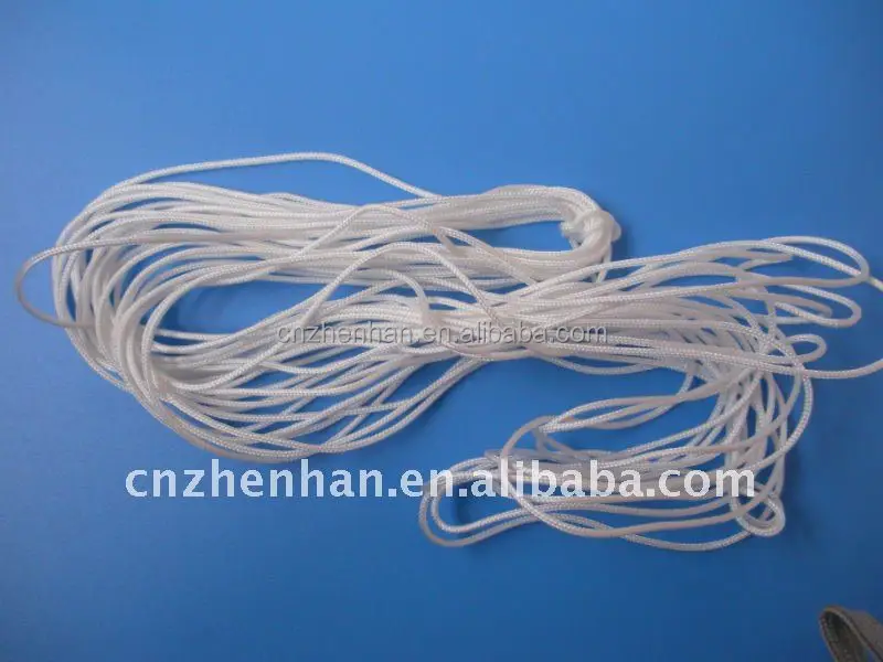 Шторы accessory-1.0mm белый нейлон/Заводская Полиэстровая сетчатая тесьма для Бамбуковая штора/тканые деревянных жалюзи компоненты римская штора запчасти