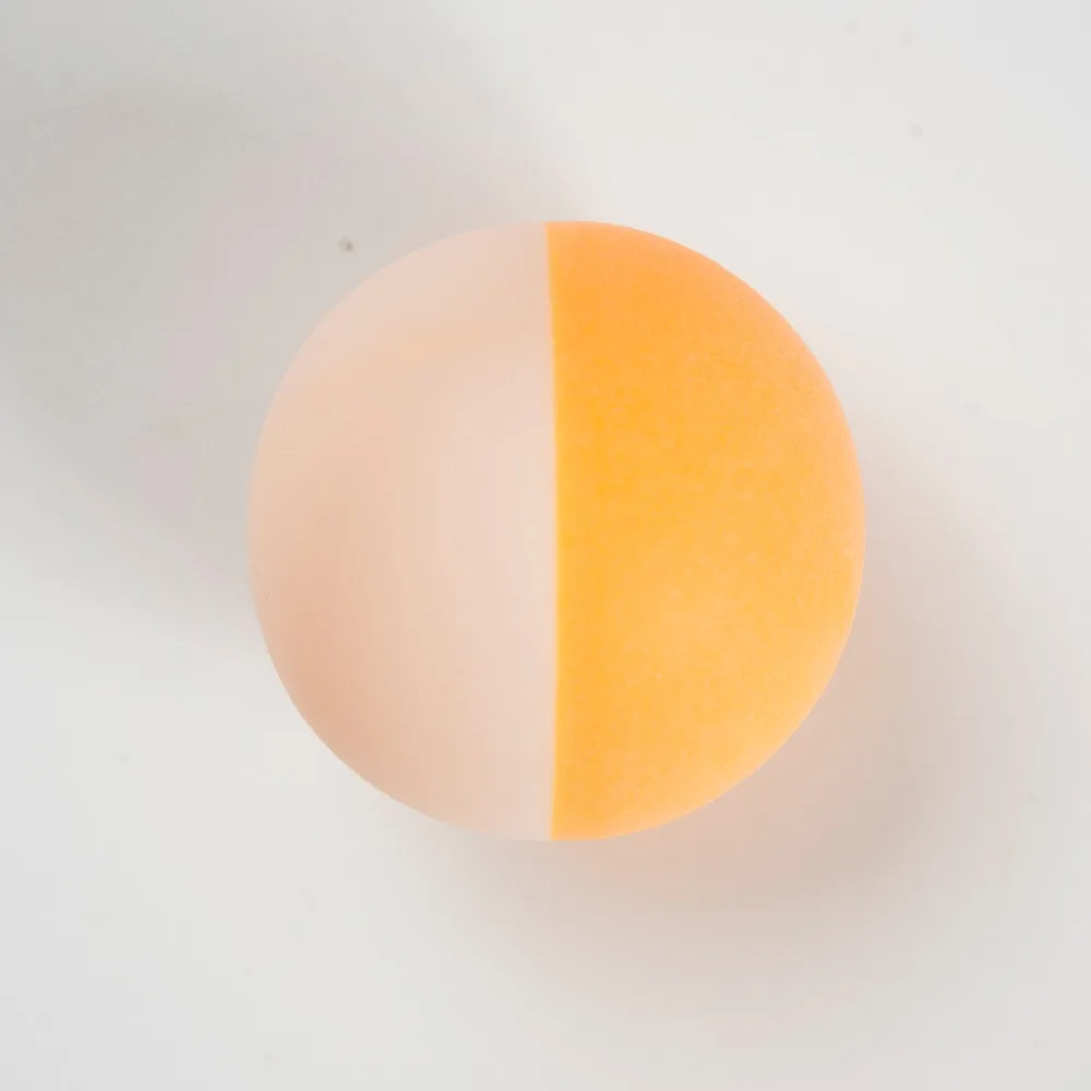 
KINGNIK 1star super training plastic table tennis ball ( dual color, 100 balls per bag) 