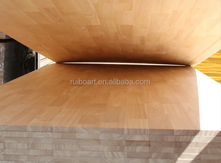 high quality rubber finger jointed board