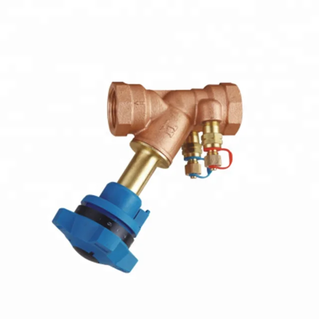 Bronze Fixed Orifice Double Regulating Balancing Valve Standard Water Manual Medium Temperature General DN15-DN50 CN;ZHE QIF