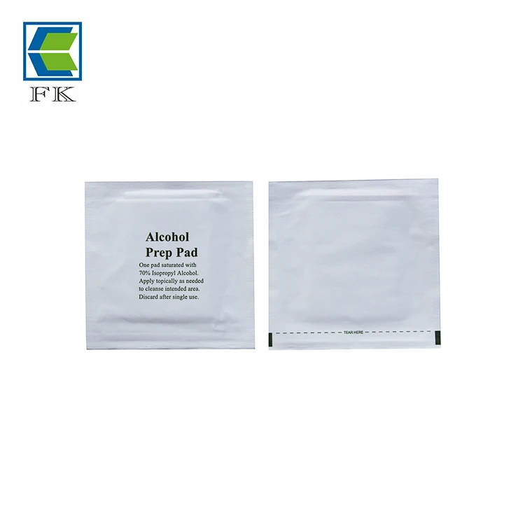 
Skin Disinfectant Disposable Alcohol Prep Pads With 70% Isopropyl Alcohol 