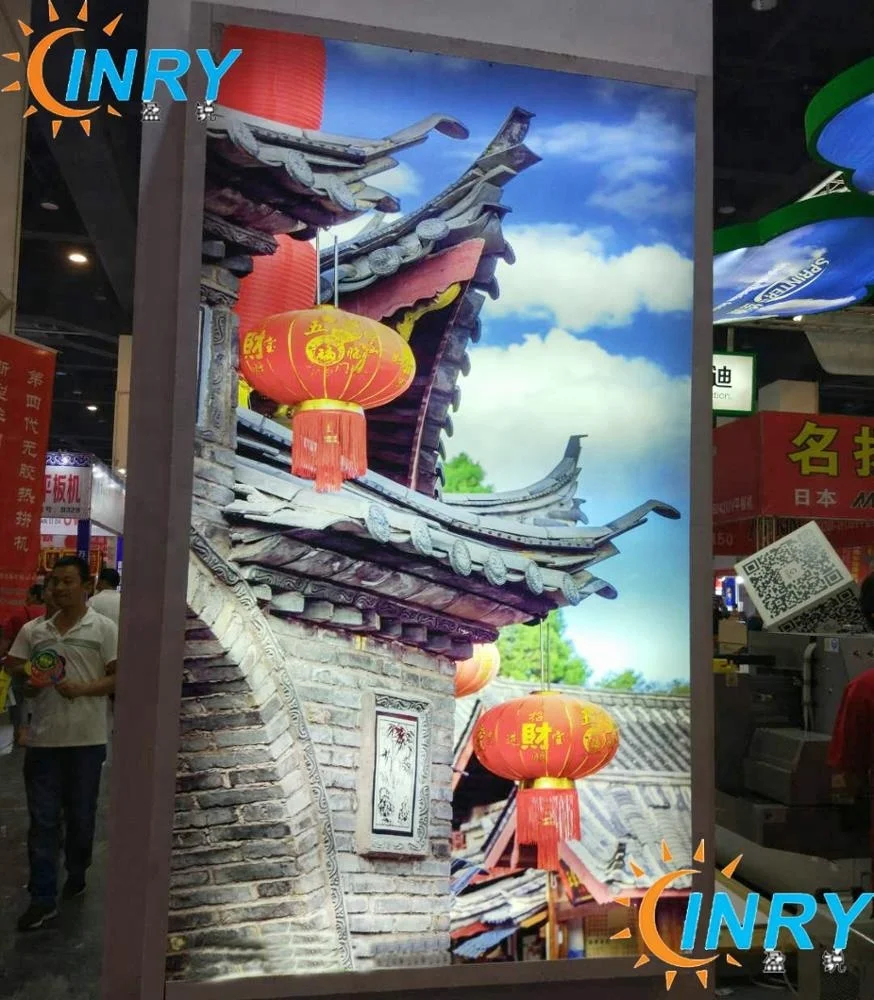 Digital printing sublimation / UV light-box backlit fabric with good quality for indoor