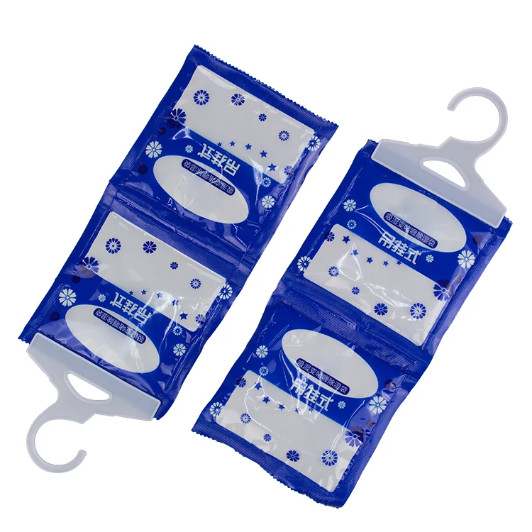 Wholesale China Manufacturer High Quality Hanging Dehumidifier Gel Moisture Absorber Bag 35gx2