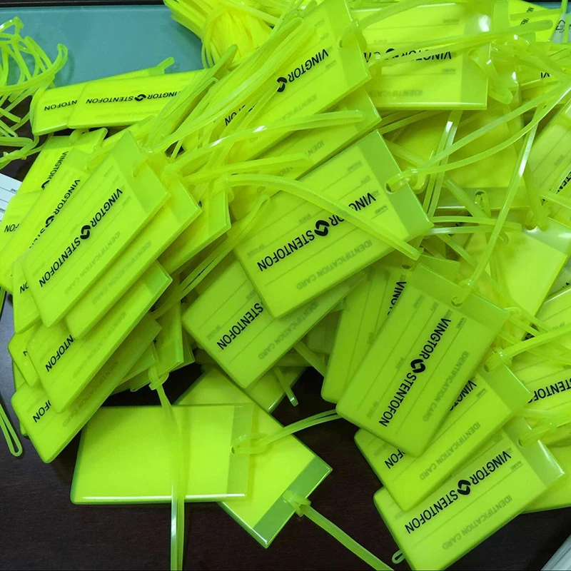 Factory Luggage Tags For Suitcases, Flexible Silicone Travel ID Identification Labels Set For Bags & Baggage