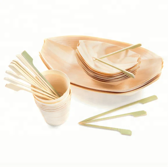 
customized size disposable wooden sushi boats 