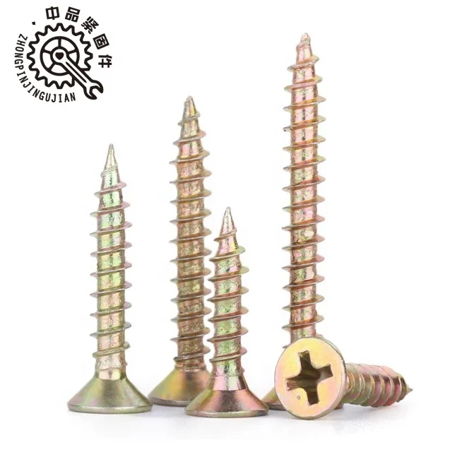 China manufacturer product  chipboard screw galvanized M4/5/6