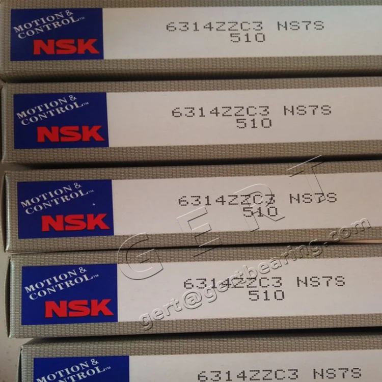 Оригинальный японский шарикоподшипник NSK 6314 улучшенное уплотнение подшипник DDU ZZ