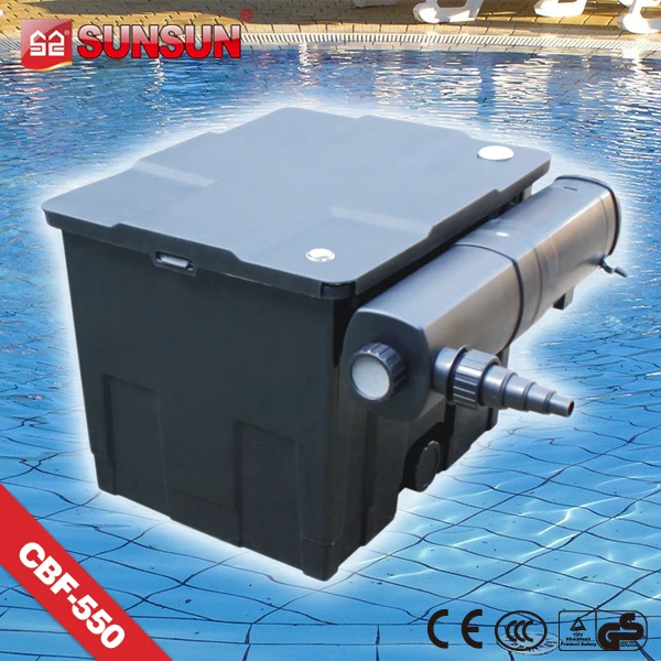
submersible pump Black Filter Box Fish Pond for koi tank 