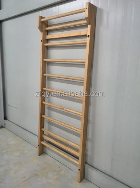 Indoor sitting room wood pine fitness exercise wood stall bar