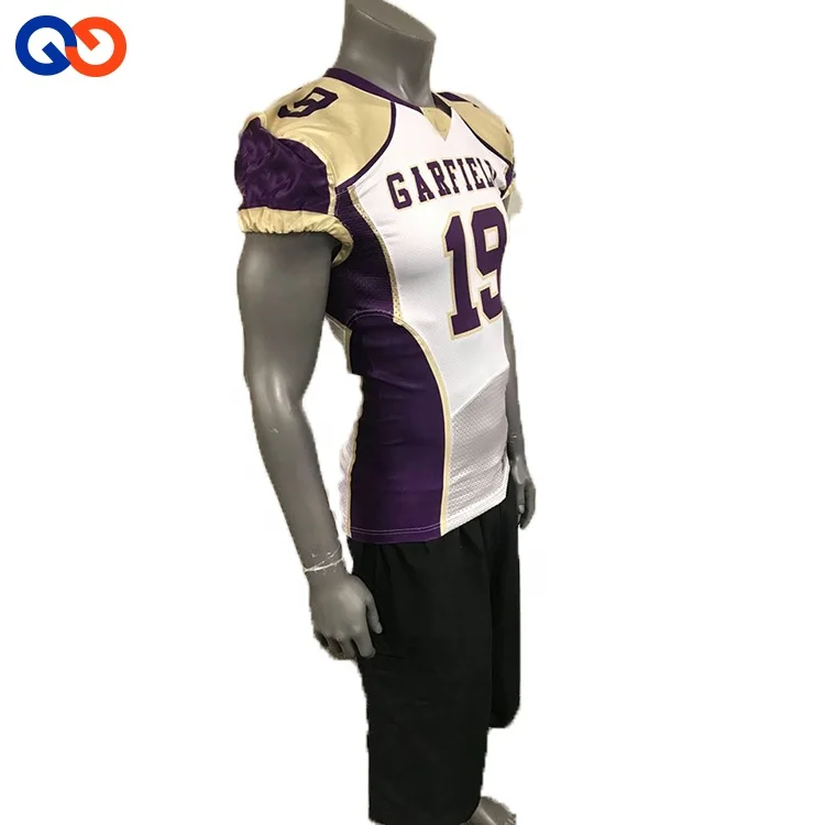 Flash sale new model black custom sublimation American football jersey for sports