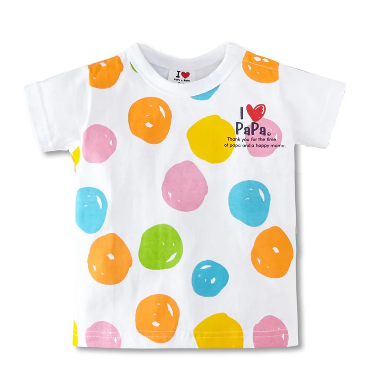 
Baby Unisex Love Printing Family Theme Plain White T Shirt Low Price 