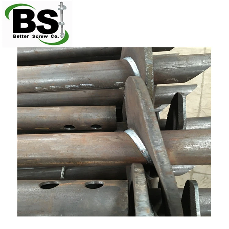 3.50' OD. Helical Shaft Screw Piles for North America Market