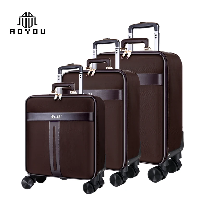 
Red suitcases with 360 degree wheels boarding case three nylon luggage sets 