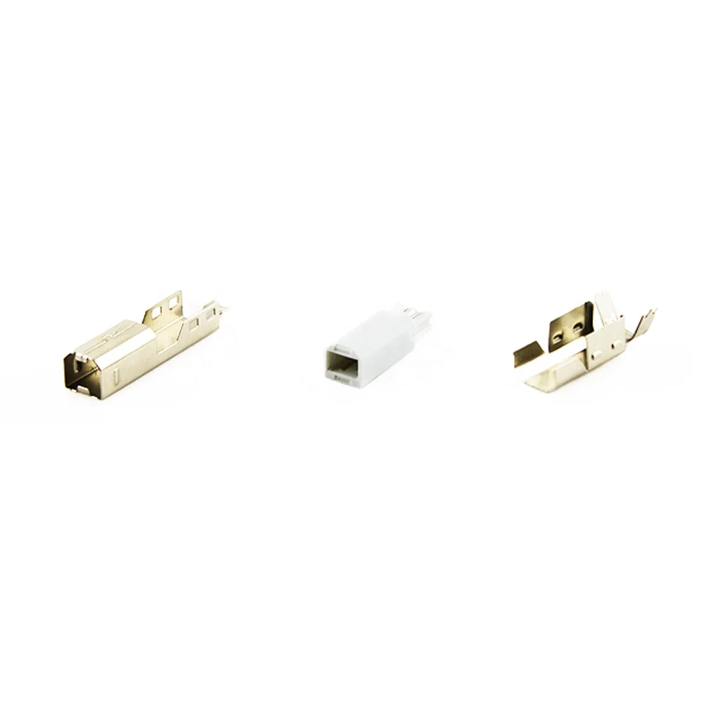  Usb-Соединитель с серебряным покрытием типа B белый и черный изолятор 2 0 комплект соединителей