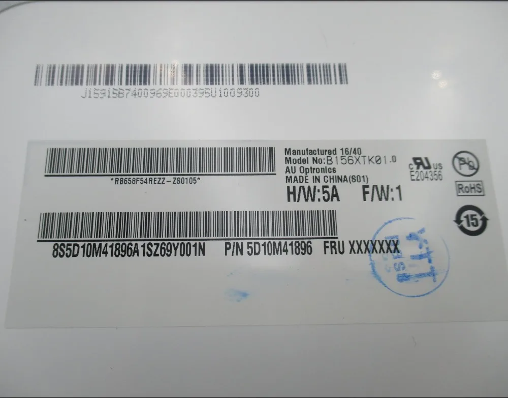 Brand New  laptop led touch screen for lenovo 310-15 b156xtk01.0 5d10m41896