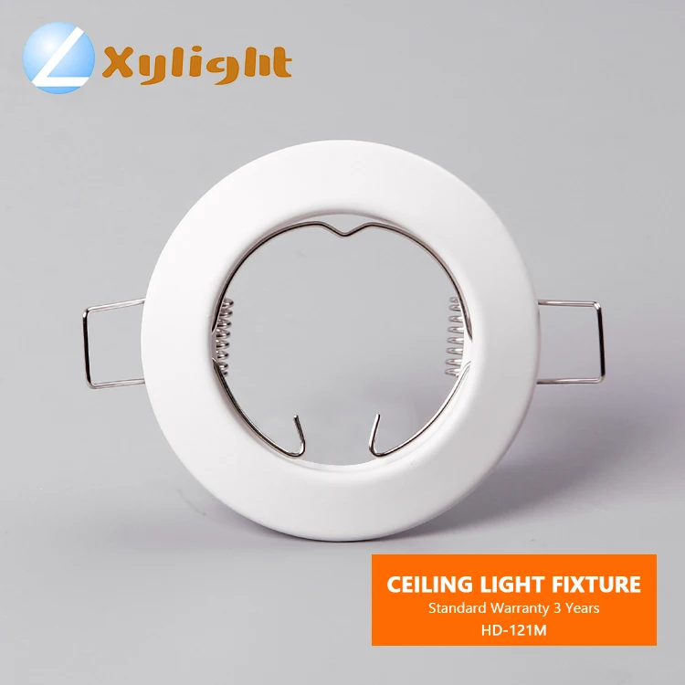 
GU10 MR16 Round Aluminum Alloy LED Retrofit Kits downlight Fixture holder 