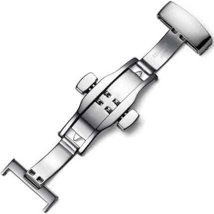 Ремешок из нержавеющей стали для часов с пряжкой-бабочкой