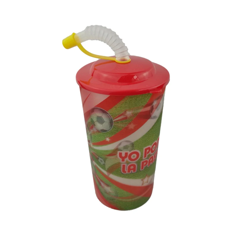 22oz 3D Lenticular Plastic Cup with Lid and Straw