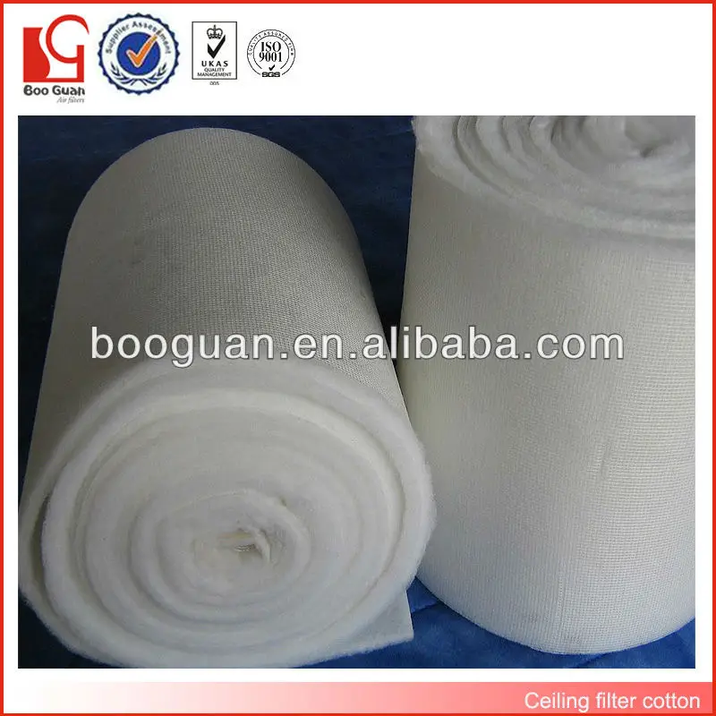 polyester cotton spray booth ceiling filter