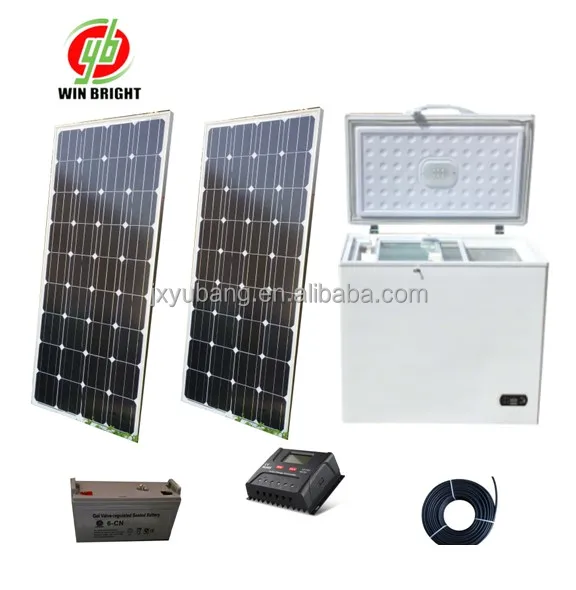 Морозильная камера на солнечной батарее, 12 В, 200 л, льдогенератор для автодомов, фургонов