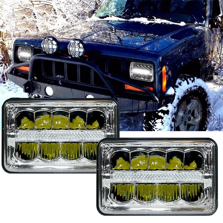 4x6 5x7 45W 55W LED Headlight Hi-low Beam DRL 45W Waterproof IP67 Auto Parts