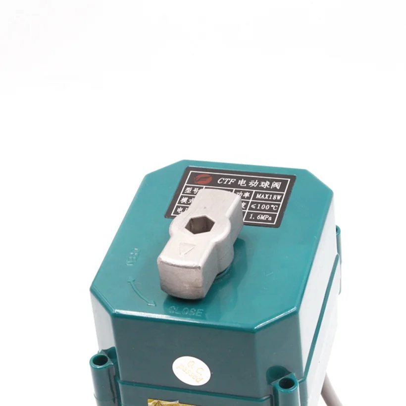 DN50 2' 2-way DC12V/24V/220v  stainless steel ball valve motorized actuator control valve