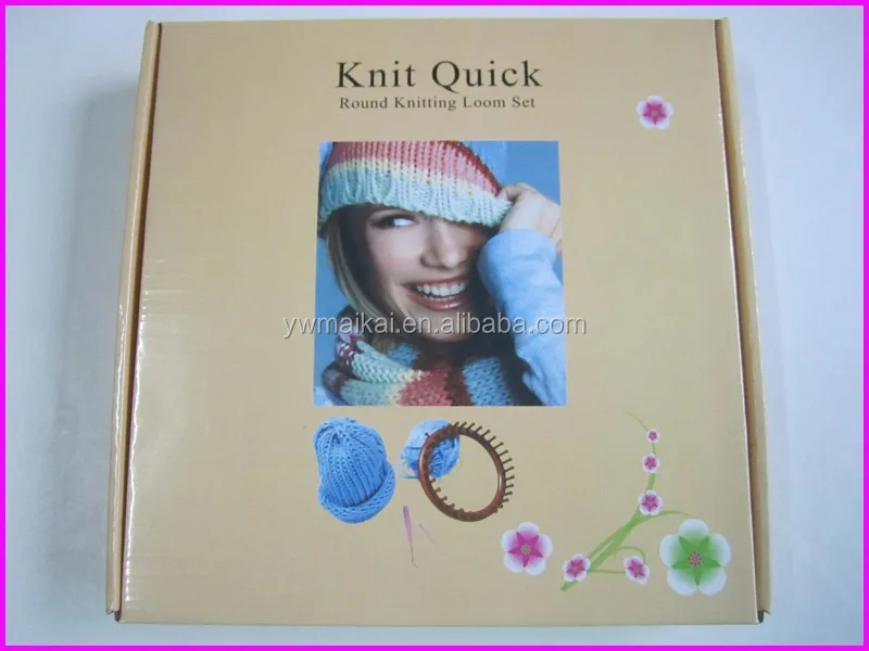 
High quality 4pcs/set ABS/plastic round shape knitting loom 