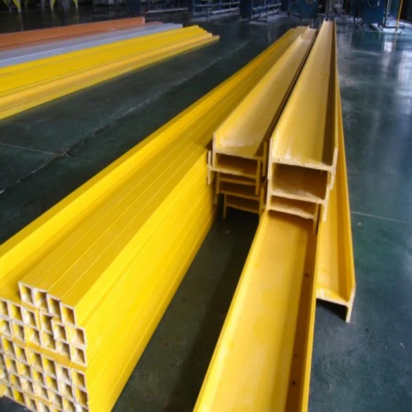 Grp pultrusion profiles for cooling tower with  Square tube and  Channel pultrusion profile