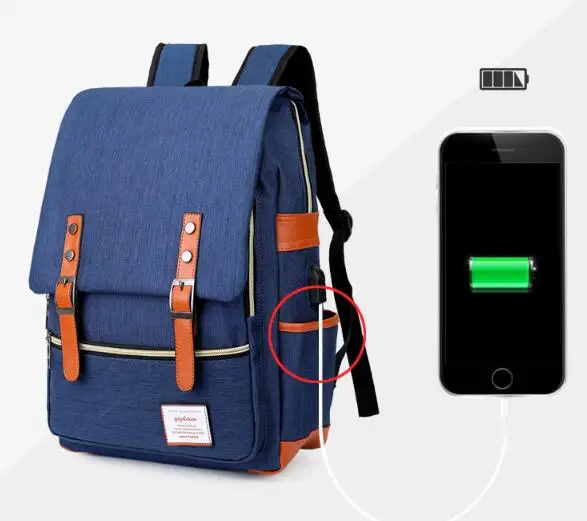 2019 high quality new Korea style water resistant lovers PU decoration fashion backpack